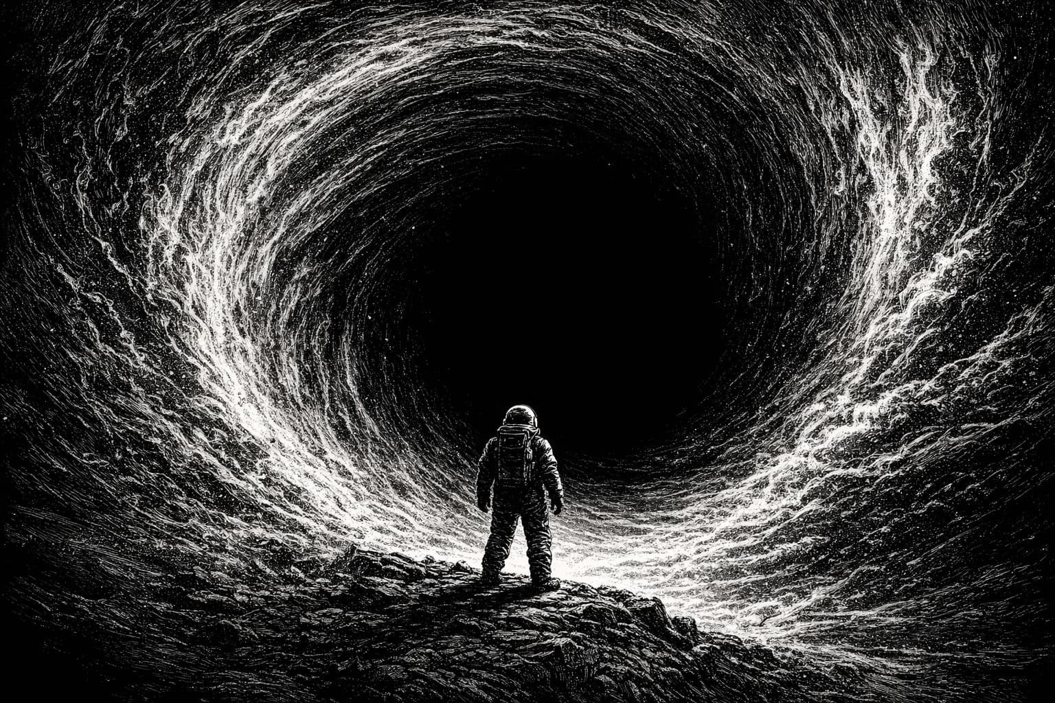 Astronaut exploring the digital universe - FeiDu VPN